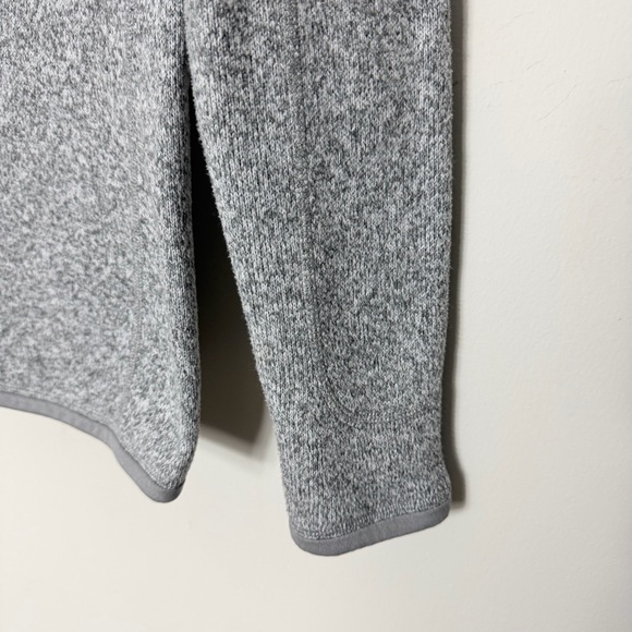 Patagonia Womens Better Sweater Quarter Zip GRAY Size Small O - Picture 3 of 9